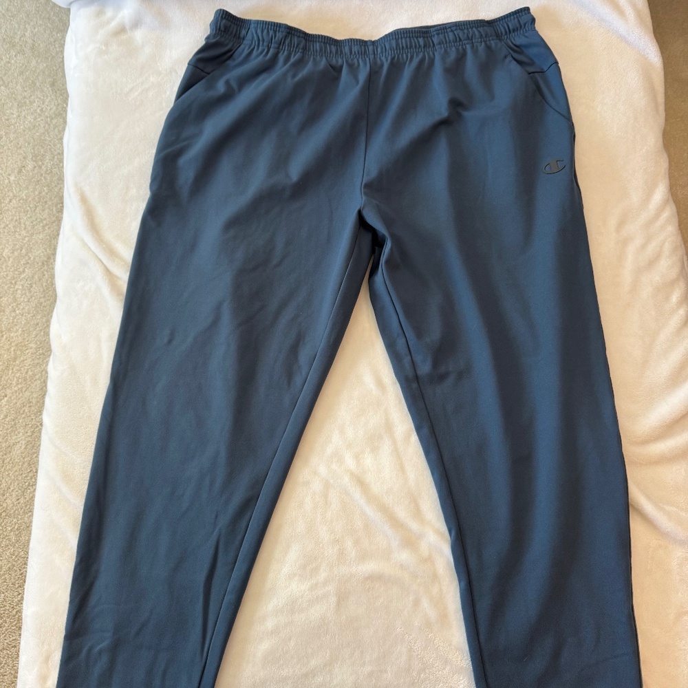 New Champion 2XL sweat pant, blue